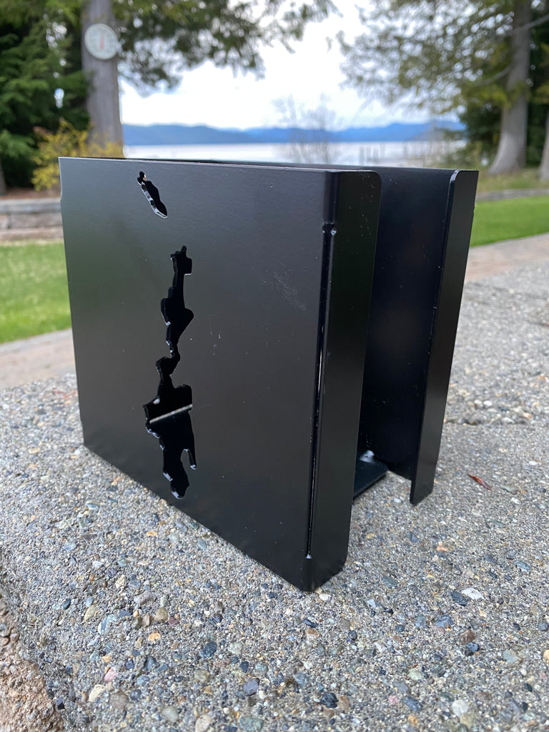Metal Reg Can Koozie Holder