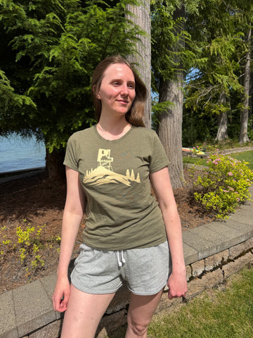 Women’s PL Built Lookout Military Green T-Shirt
