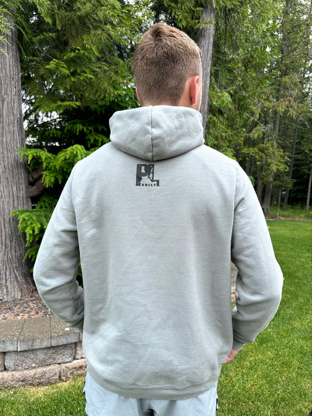 Unisex Charcoal PL Built Block Logo Hoodie